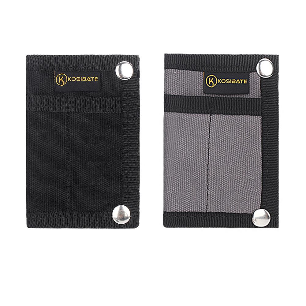 2pcs EDC Tactical Tool Bag Waist Wallet Molle Bag Fanny Pack Knife Holder Key Card Case Outdoor Hunting Portable Storage Pouch