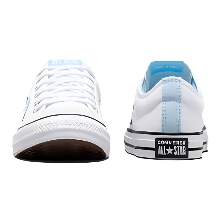 Converse Star Player 76 Comfortable Casual Low Top Kids Skate Shoes Kids Sneaker White Blue A07409C