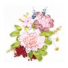 Ribbon Embroidery Kits DIY Flower Painting Kit Stamped Cross Stitch 01