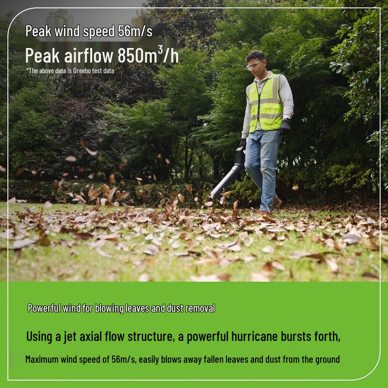 Greenworks 82V Cordless Handheld Leaf Blower CN plug (adapter included)