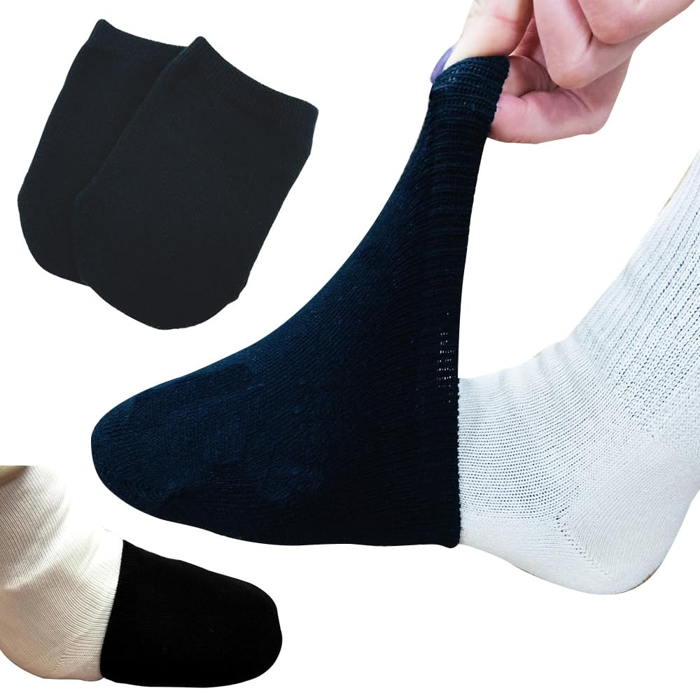 

Welfare and Super Stretch Toe Socks for Casted Black Half Toe Covers for Casts [Saitama Association] Women s Children s Feet, (2-Pack) - чёрный