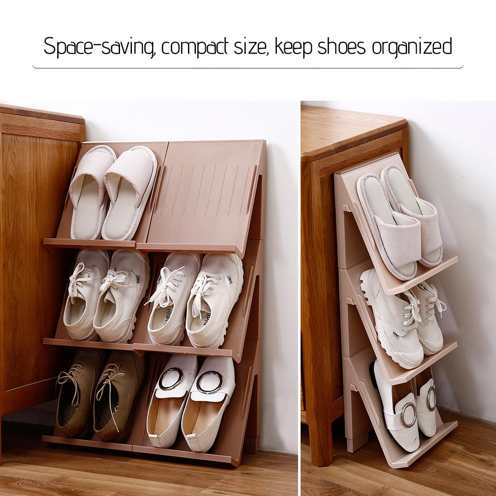 3/4 Tier Home Storage Organizer Cabinet Shelf Space Saving Shoe Tower Rack 3/4 Tier Home Storage Organizer Cabinet Shelf Space Saving Shoe Tower Rack