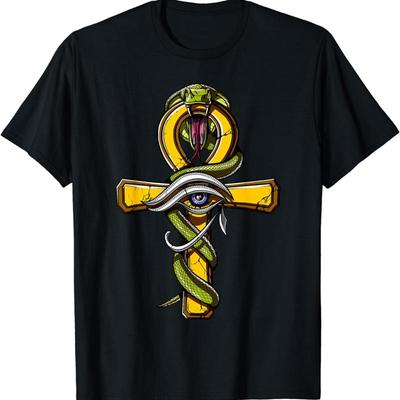 New Limited Ankh Eye Of Horus Ancient Egyptian Mythology Symbol T Shirt