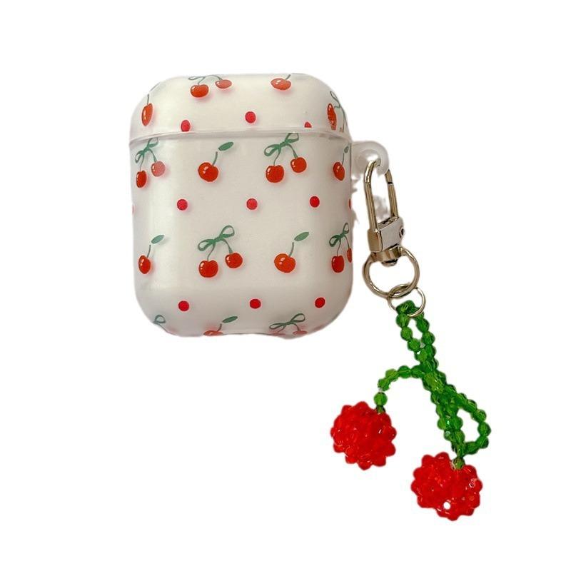 Han ins matte cute cherry for AirPods protective cover 1 Apple wireless Bluetooth 1st generation Pro1 earphone cover