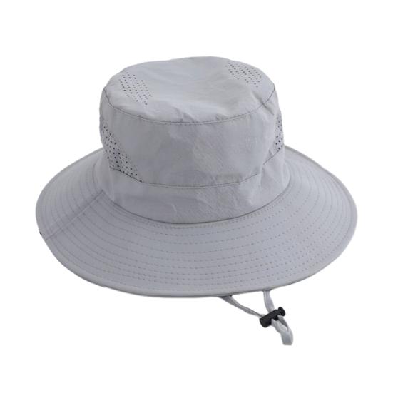 Sunshade Bucket Hat, Foldable Quick Dry Western Style Hat, Lightweight Breathable Sun Protection Hat for Hiking Fishing Camping Travel