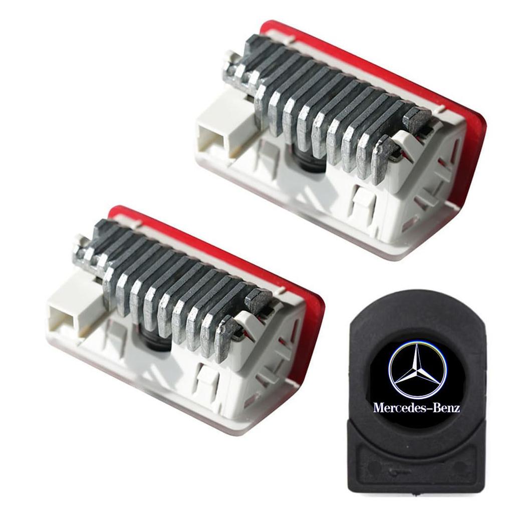 Yaoperfor No Fade Welcome Light, Door Lamp Courtesy Light for Car LED Logo Projection HD Colorfast, Compatible with Benz A/C/E/GLA/GLC/GLS/GLE CL