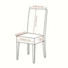 Jacquard Stretch Dining Chair Cover Woven Fabric Chair Slipcover Jacquard Chair Cover  Dining Room
