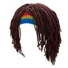 Hair Style Rasta Wig Beard Hats Halloween Caps Handmade Crochet Hat Warm Winter Hats Funny Beanie Hat with Dreadlocks