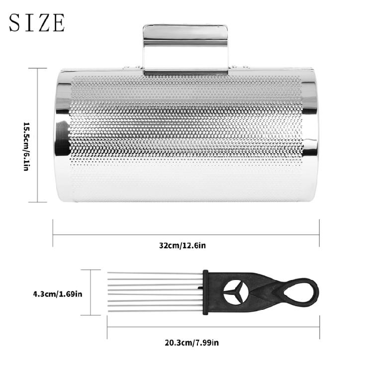 Metal Guiro Instrument with Scraper Professional Percussion Instrument Band Musical Guiro Training Tool Guiro Shaker