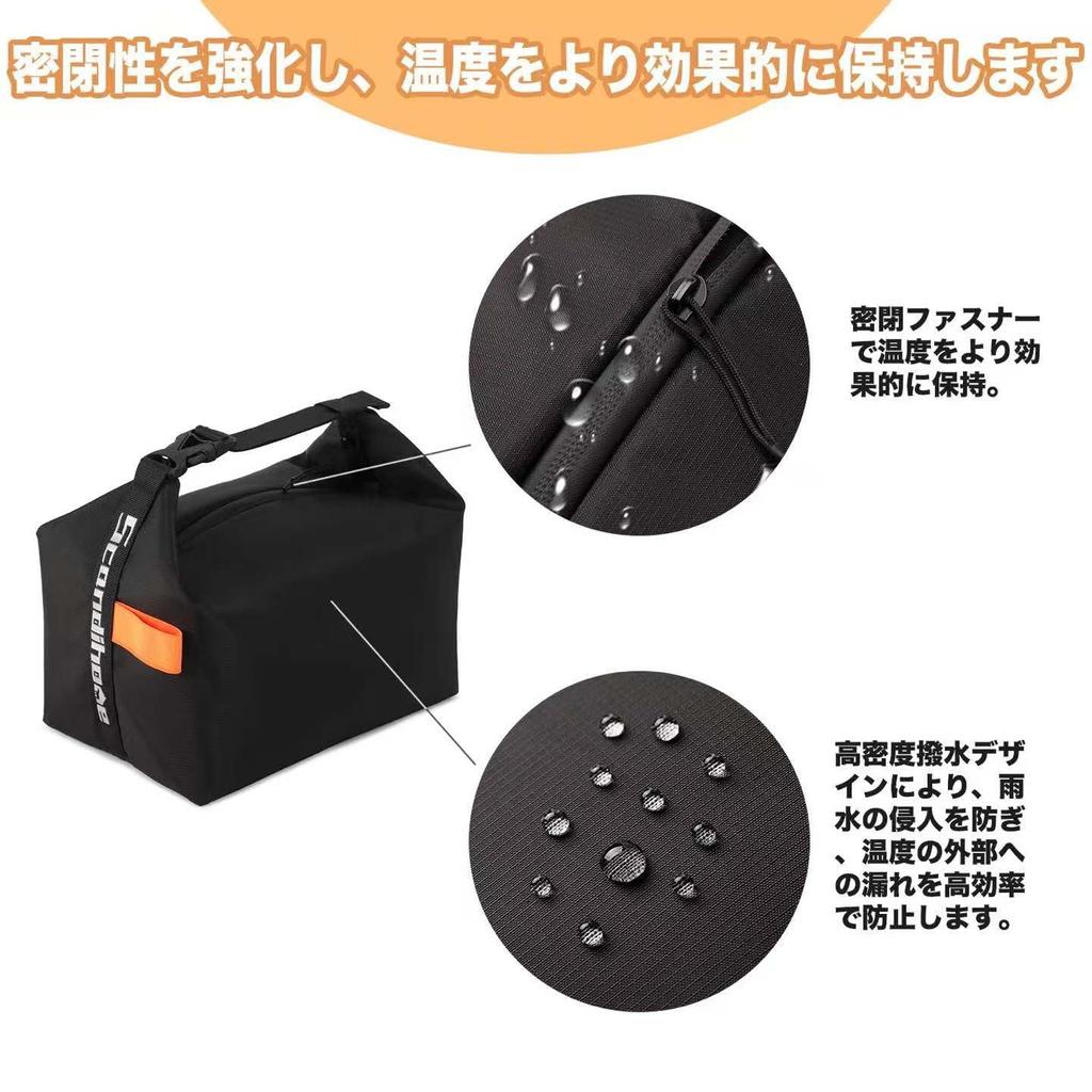 Stylish Insulated Lunch Large Perfect for and Bag, Water-repellent, Capacity, Kids, Businessmen, Students.