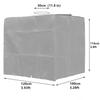 Contenitore IBC da 1000l Copertura Protettiva in Foglio di Alluminio, Tessuto Oxford Impermeabile e Resistente ai Raggi UV Copertura Antipolvere e Durevole per Serbatoio Acqua Piovana