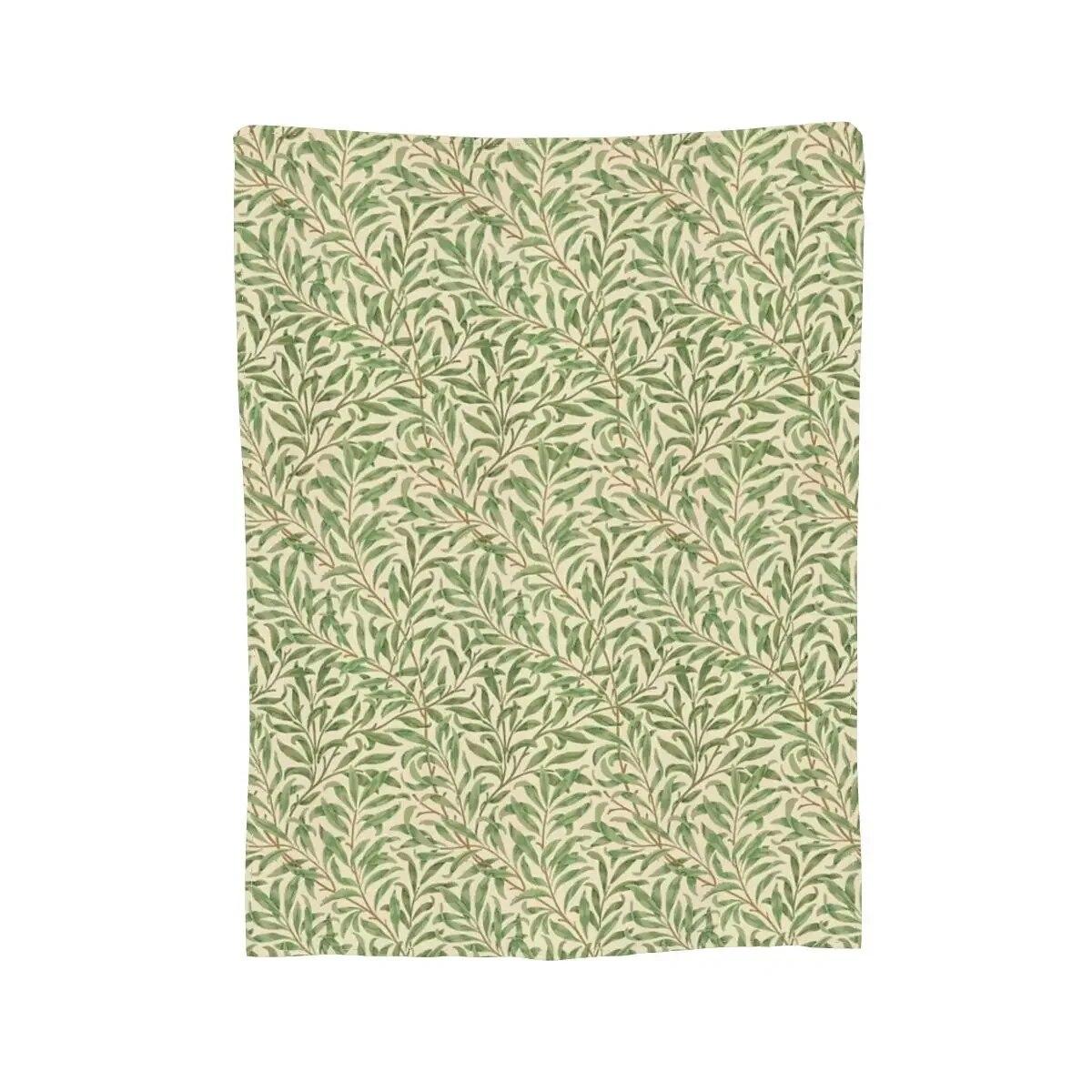 

Одеяло из ветвей ивы, мягкое теплое фланелевое одеяло, покрывало для кровати, гостиной, пикника, путешествия, домашнего дивана 75x100cm 30x40in