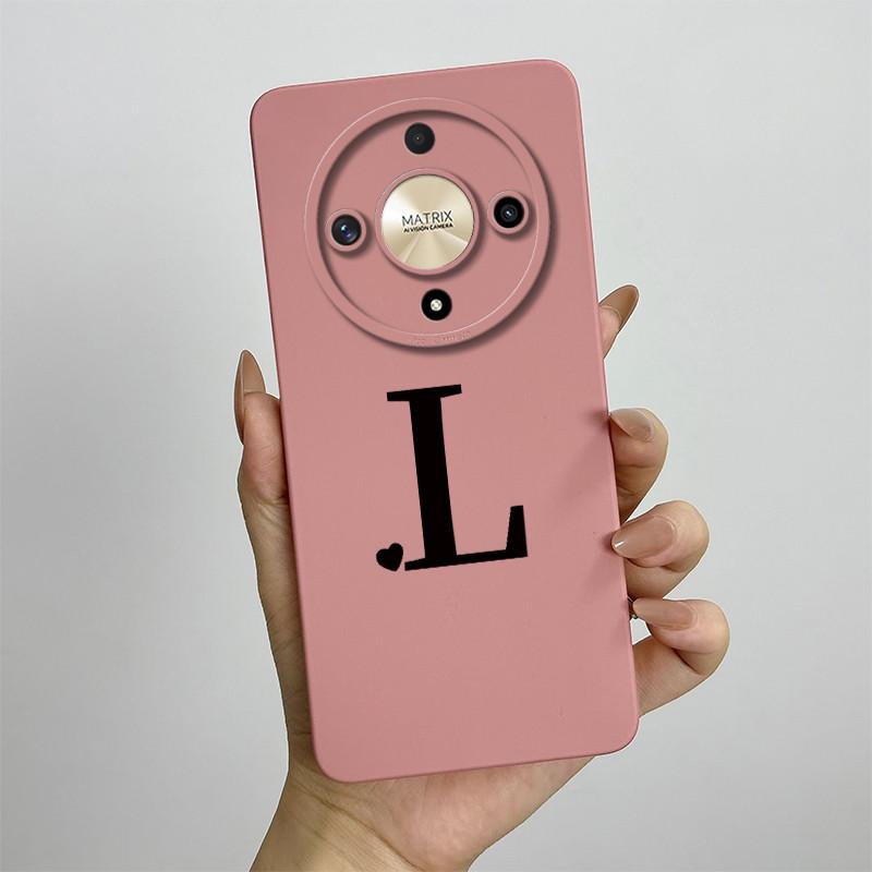 For Honor Magic5 Lite Case Magic 6 Lite Cute Couple Letters Cover Soft TPU Phone Case For Honor Magic6 Lite Magic 5 Lite Bumper
