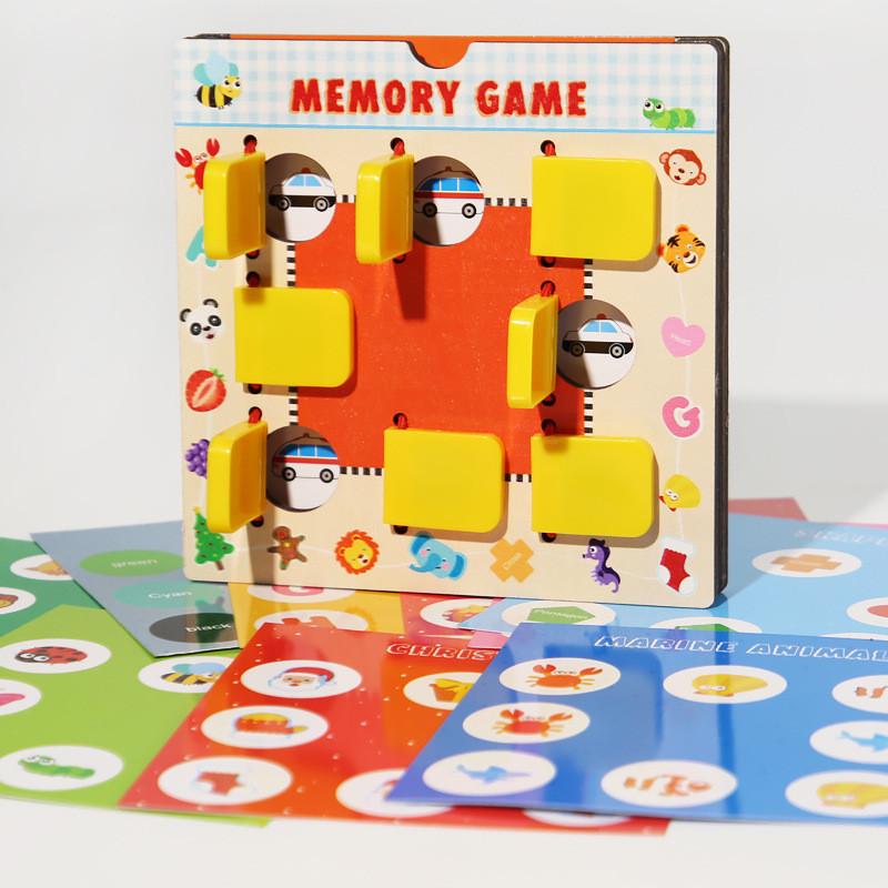 Memory Plate Games Kid Creative Toy Print Matching Logice Thinking Brain Intellectual Challenge Activity Education Toy