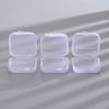 Transparent Square Jewelry Storage Box, Earrings, Dustproof And Antioxidant Plastic, Portable, Free Jewelry Box.