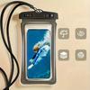 Waterproof Phone Pouch 3D Design Thick Case Friendly Clear Plastic Dry Bag for 8 Inch Smartphones with Neck Strap for Beach