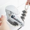 1pcs Bendable Cleaning Brush Bathroom Soft Bristle Crevice Brush Groove Faucet Corners Floor Wall Tiles Window Slots Brush