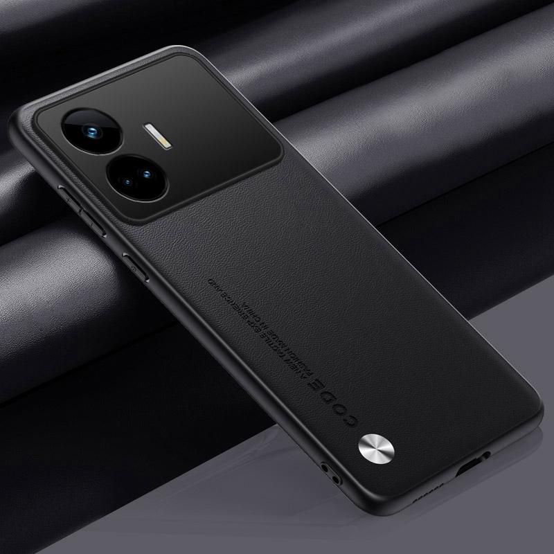 Luxury PU Leather Case For Realme GT Neo 5 SE 5SE Back Cover Matte Silicone Full Protection Phone Case For Realme GT Neo5 SE