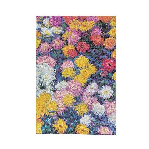 Monet Chrysanthemums Mini-Notizbuch mit festem Einband, 144 Seiten
