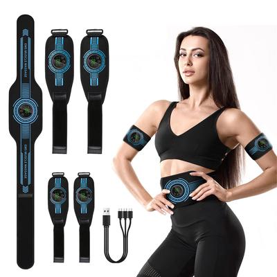 ABS Muscle Stimulator Toner Abdominal Trainer Belt Body Ab Slimming Machine Abdomen Arm Leg Fat Burn Fitness Workout Equipm Practical Use