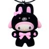 Sanrio Keychain My Melody Flocked Finish 387550 (Black Animals)