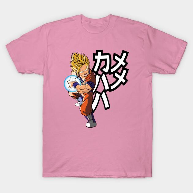 T Shirt Women Kamehameha Harajuku Print Kawaii Tshirt Summer Short Sleeve Female T-Shirt Top Tee