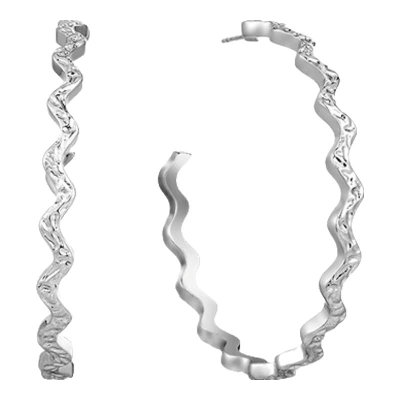 Arsis Sparkling Ripple Wave Earrings