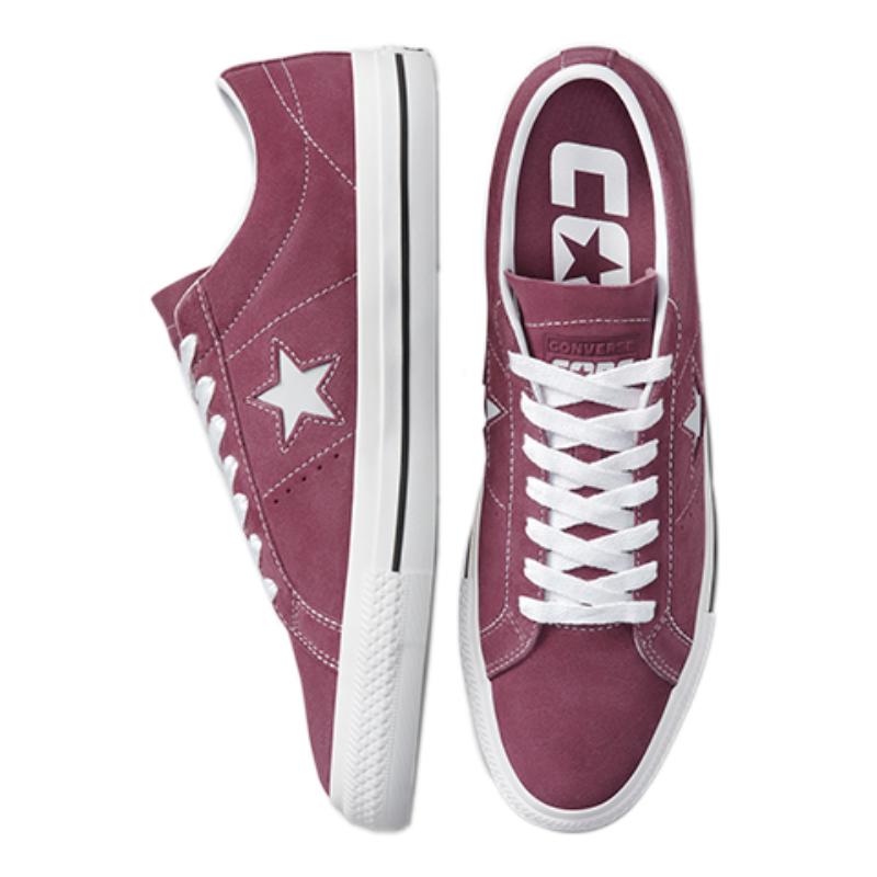 Converse One Star Pro Pro Lekkie i Antypoślizgowe Niskie Buty Deskorolkowe Unisex Różowy Czerwony