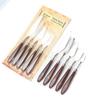 5Pcs Set Oil Painting Scraper Palette Knife Watercolors Fine Acrylic Gouache Paint Spatula Pick Color Mixing Tools Art Supplies