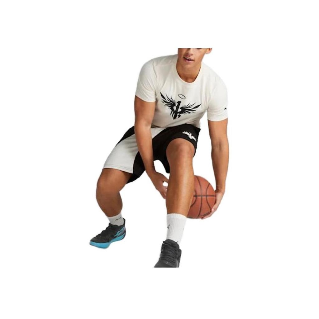 Puma X Melo Flare X Lamelo Ball Whispers Mb.03 Ss23 Trainings-Basketballshorts Herrenshorts Schwarz 621723-01