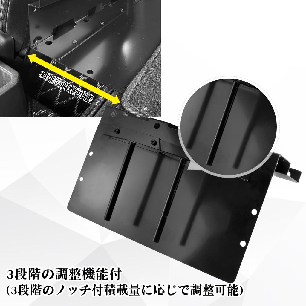 Sporacingrts Jimny Cargo Extension with Feature and Headrest Holder for Efficient Interior Space Anti-Slip Easy-Installation