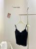 Thin French Lace V-Neck Sling Vest Female Slim Skinny Inside and Outside Sexy Back