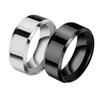 Men's Matte Titanium Steel Ring - Stylish Stainless Steel Design, Popular In Japanese, Korean, European, and American Fashion.