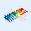 Children s Magnetic Fishing Toy Early Education Logarithmic Board Wooden Number Puzzle Shape Sorting for Kids Toddlers