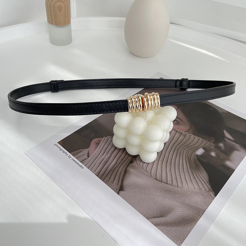 

Waist Versatile Womens Belt With Elegant Metal Closure For Style Effortless чёрный