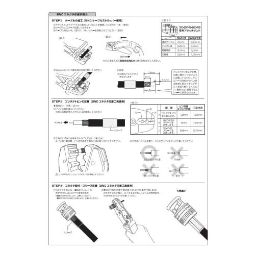 Solid BNC Cable Stripper for 3C-2V and 5C-FB Connectors #HT-STBNC35