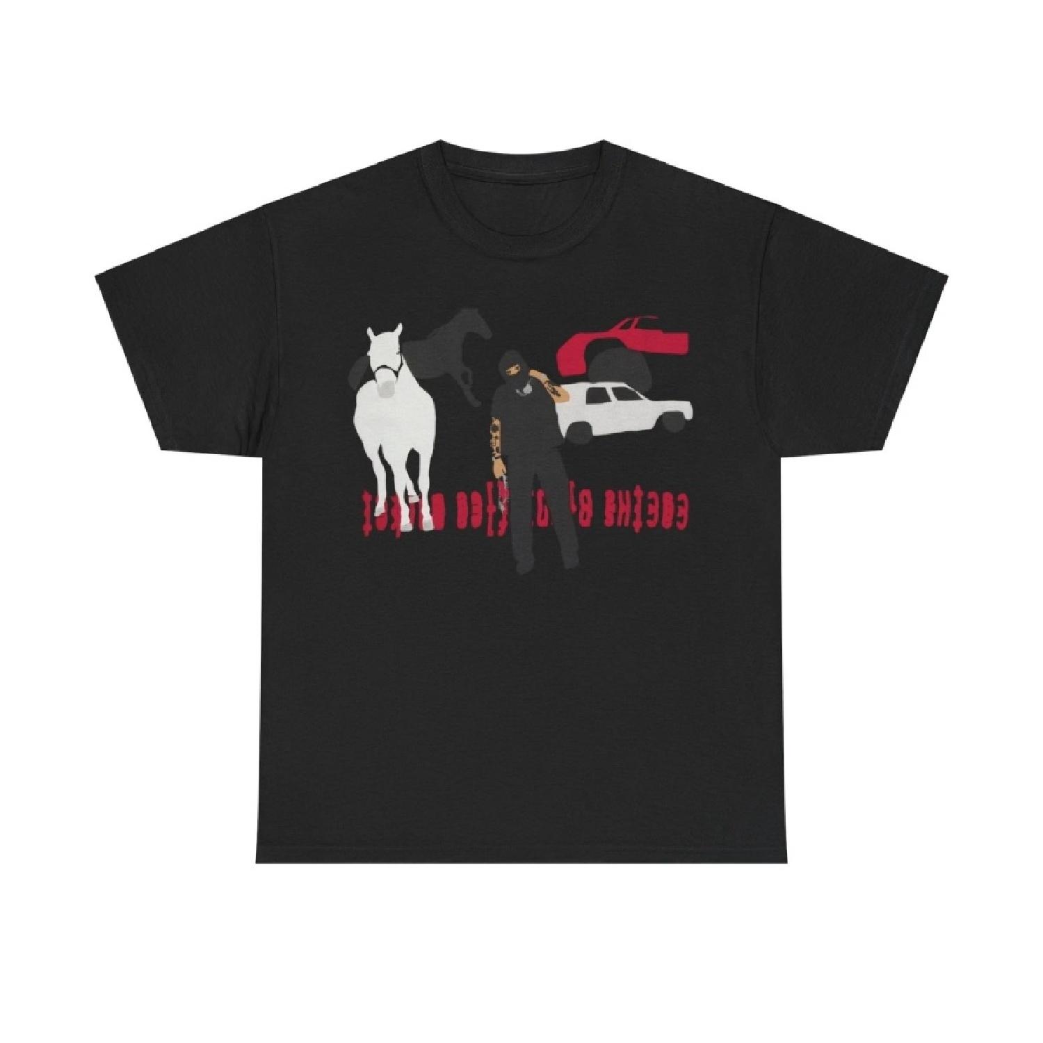 

Футболки Yeat Lyfestyle Horse Tee Album Merch - Усі Розміри Висококласна Розкіш для Чоловіків і Жінок Топ Y2k XXXXXL чорний