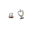 TV Remote Organizer Desktop Storage Box with Kissing Couple Figurine Desk Organiser Rack