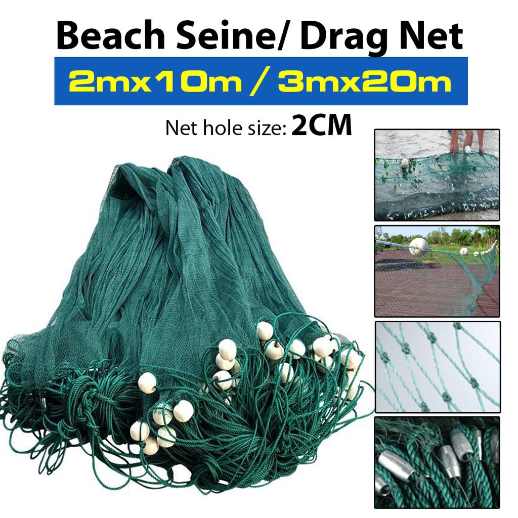 Buy 2x10M/3x20M Fishing net Fish Mesh Trap Monofilament Gill Net