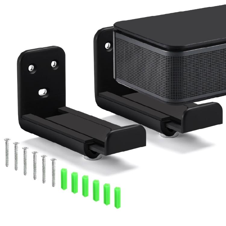 Sound Bar Mount Wall Bracket Easy Installation Wall Display Shelf Holder Stand Universal Soundbar System Mounting Rack