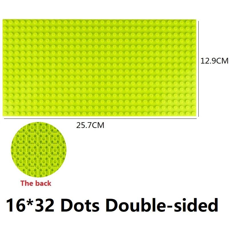 Non-Toxic Single Double Sided 32X32 16X16 16X32 Dots Classic Base Plates Blocks Diy Small Size Bricks Baseplates Construction Building Toy