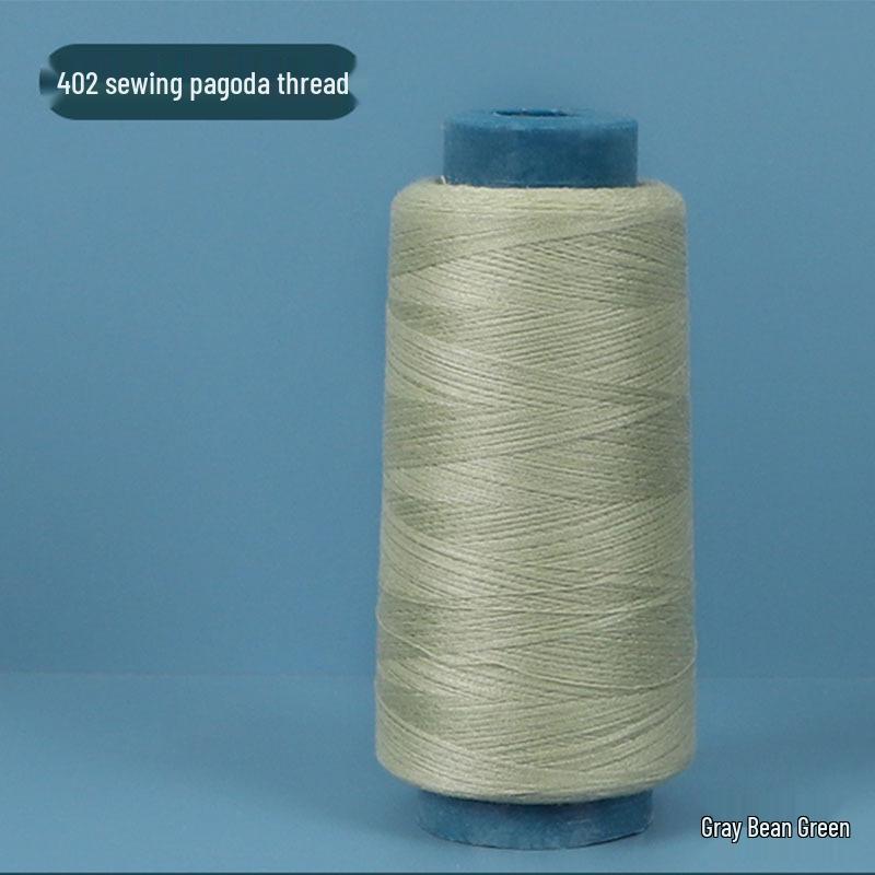 402 Polyester Thread: Black & White Sewing Thread for Hand Needlework and Household Sewing Machines