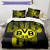 BvB 09 3pcs Bedding Set Duvet Cover Closure Includes 1 Duvet Cover & 2 Pillowcases for All Seasons Bedroom Home Dorm Decor