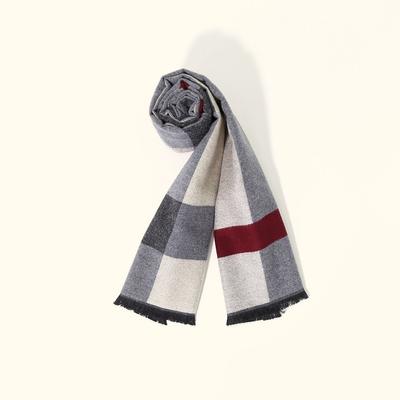 Korean Style Men's Couple Scarf Winter Birthday Gift Warm Neck Warmer for Young Boyfriend Men