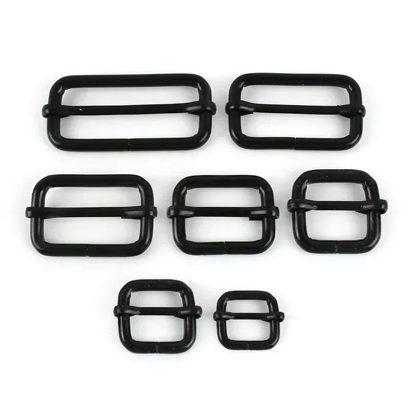10Pcs Meetee 13-50mm Metal Buckle Backpack Belts Sliders Buckles Webbing Adjuster Clasp DIY Handbag Crafts Hardware Accessories