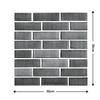 1/12Pcs 3D Wall Sticker Brick Grain Pattern Water-Repellent Self-Adhesive Wall Paper Bathroom Wall Decals 30X30Cm Pegatinas Pared