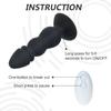 Suction Cup Butt Anal Plug Vibrator Prostate Massager Body Safe Silicone Best for Men Women or Couples Waterproof Adult Sex Toys
