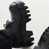2024 Winter Retro Platform Round-Toe Lace-Up Derby Shoes - Height-Increasing & Versatile Casual Footwear