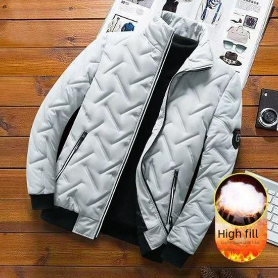Men's Cross-Border Korean Style Stand Collar Light Down Jacket