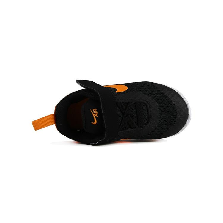Nike Air Max Oketo Casual Cushioning, Wear Resistant Low top Running Shoes Black Orange Infant And Toddler CK0243-081